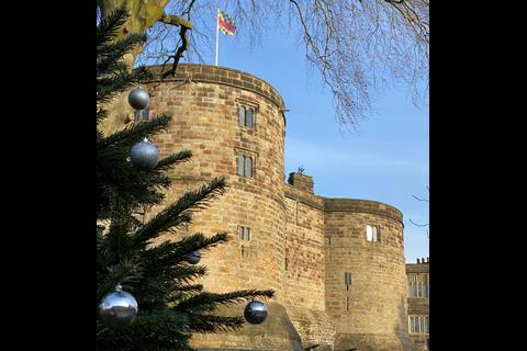 Skipton Castle Christmas Tree